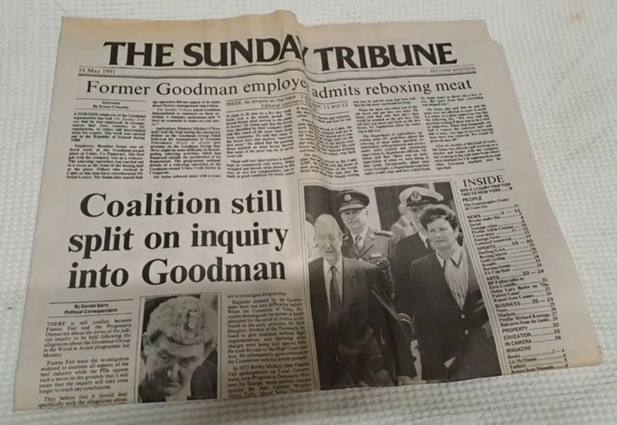 The Sunday Tribune 19 May 1991 - Image 1