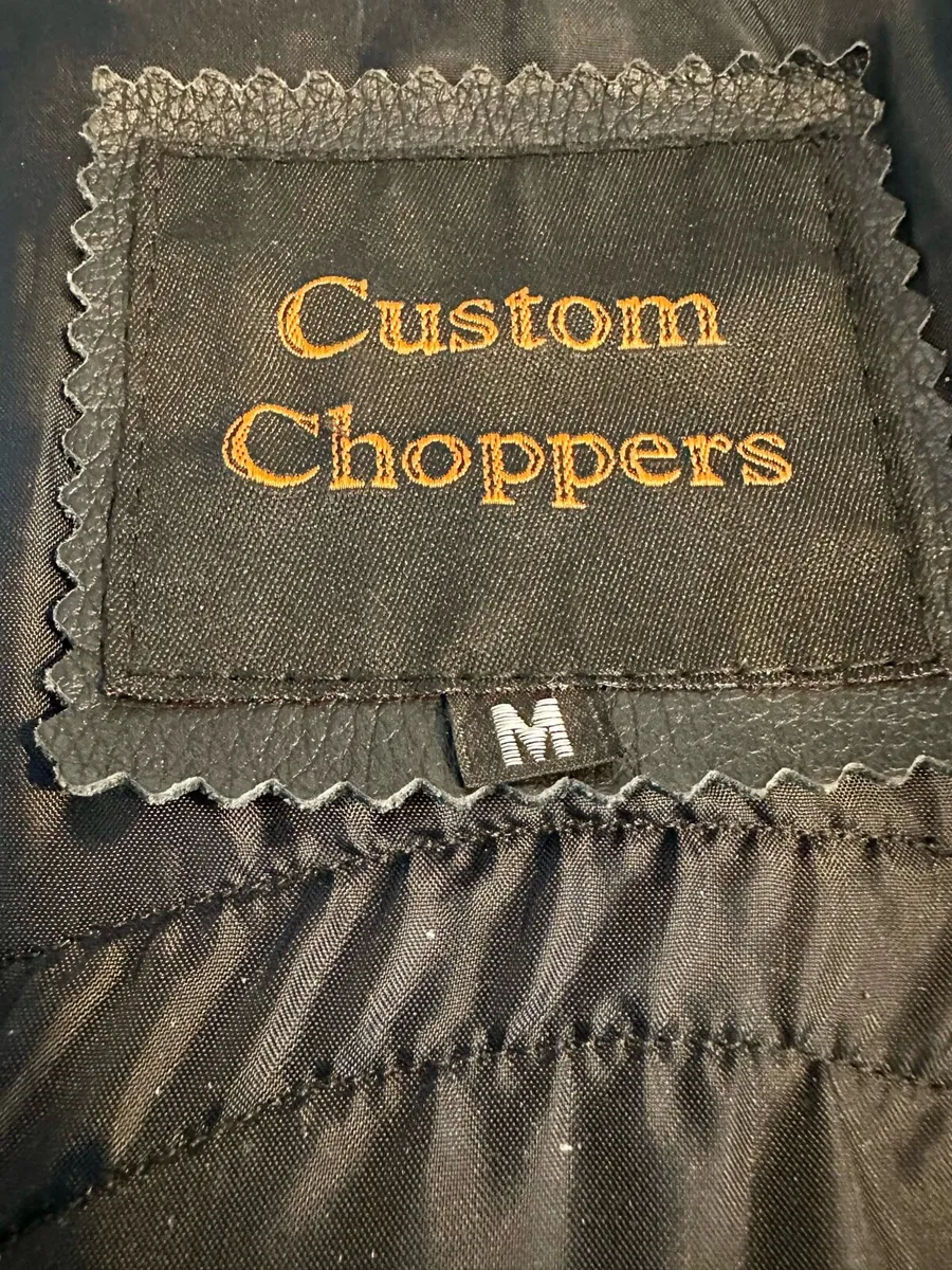 Motorcycle leather vest - Image 2