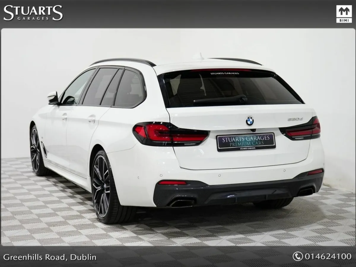 BMW 5-Series GREAT SPEC 520D TOURING, ALPINE WHITE - Image 2