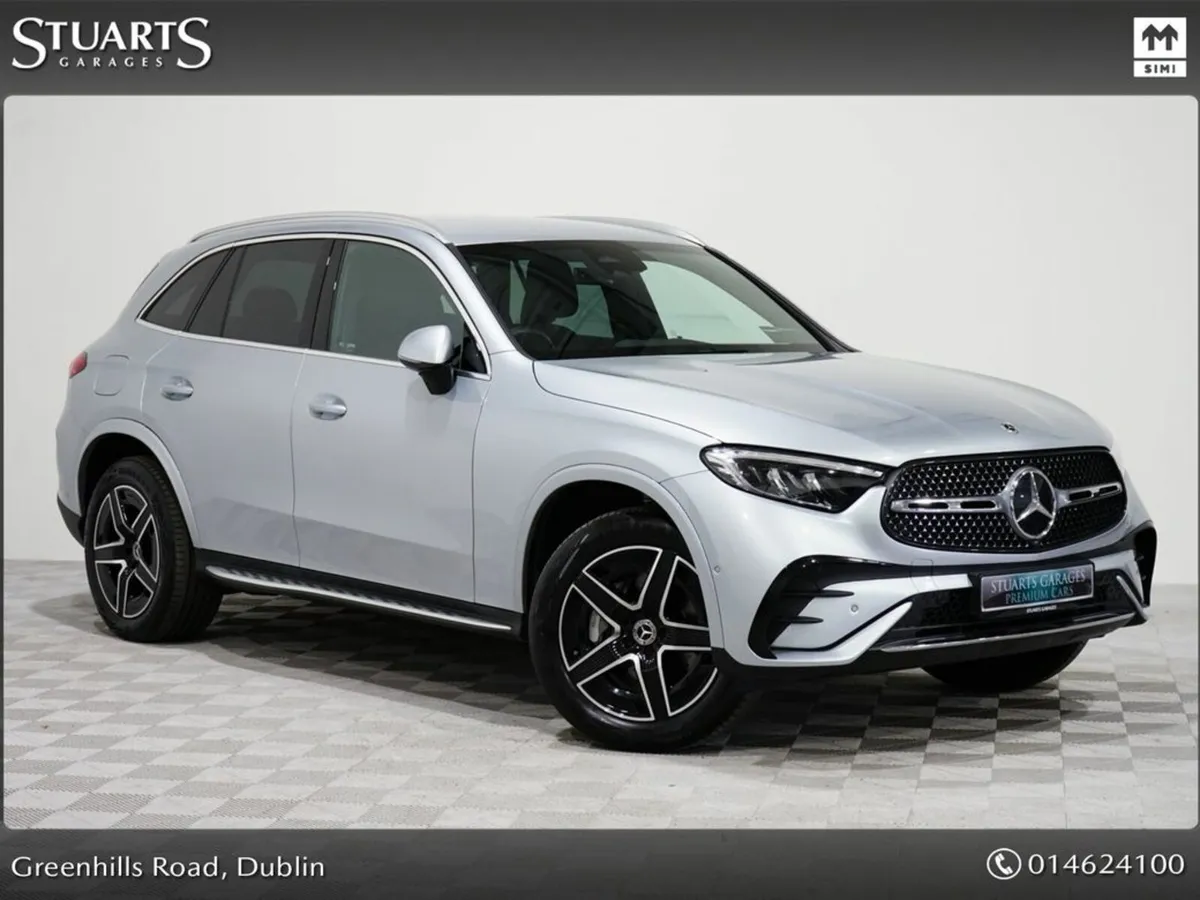Mercedes-Benz GLC 300e AMG LINE PHEV: IRIDIUM SILV - Image 1