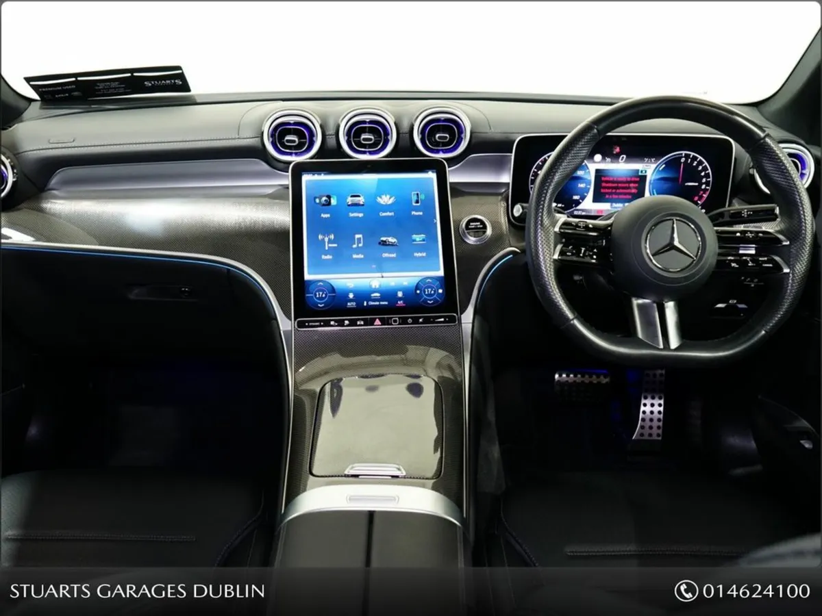 Mercedes-Benz GLC 300e AMG LINE PHEV: IRIDIUM SILV - Image 4