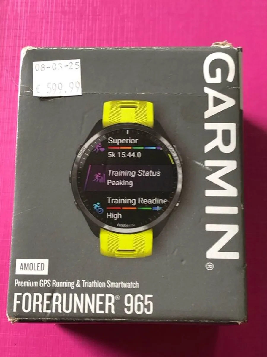 Garmin 965 .Amp yellow. Excellent condition. - Image 1
