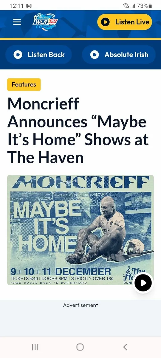 Moncrieff tickets