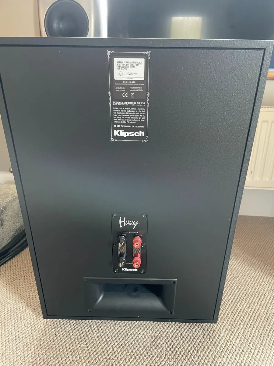 PAIR Klipsch Heresey  IVHorn Loaded  Speaker - Image 2