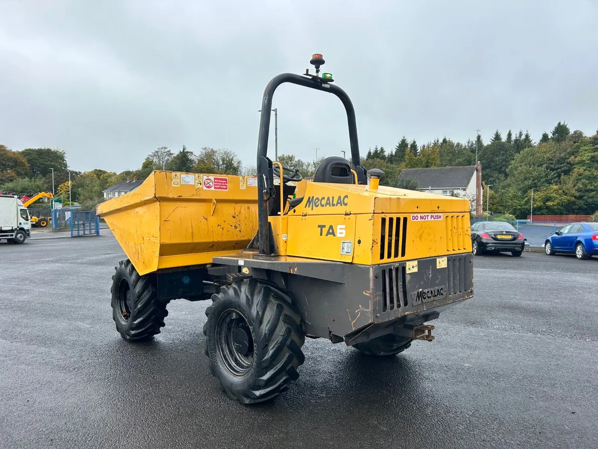 2018 Mecalac 6 Ton Dumper 1400Hrs - MULLANS - Image 4