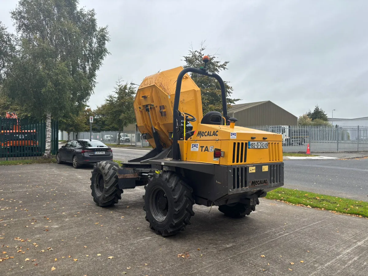 2019 MECALAC 6 TON SWIVEL DUMPER - Image 4