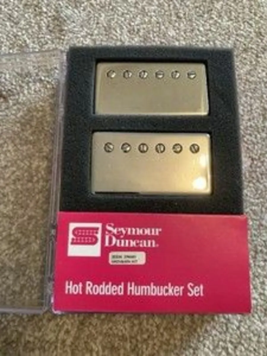 Seymour Duncan Hot Rodded Humbucker Set Nickel - Image 1