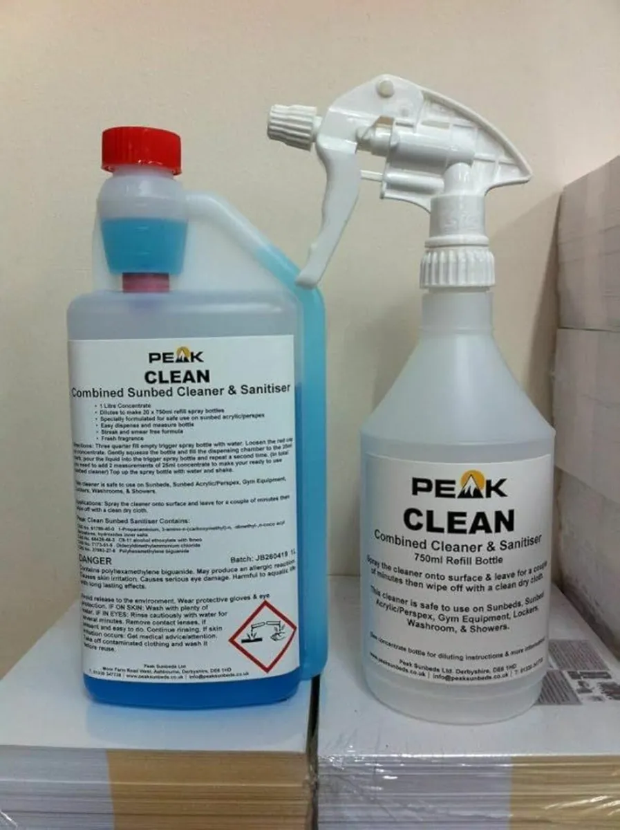 Sunbed Cleaner & Sanitiser - Image 3