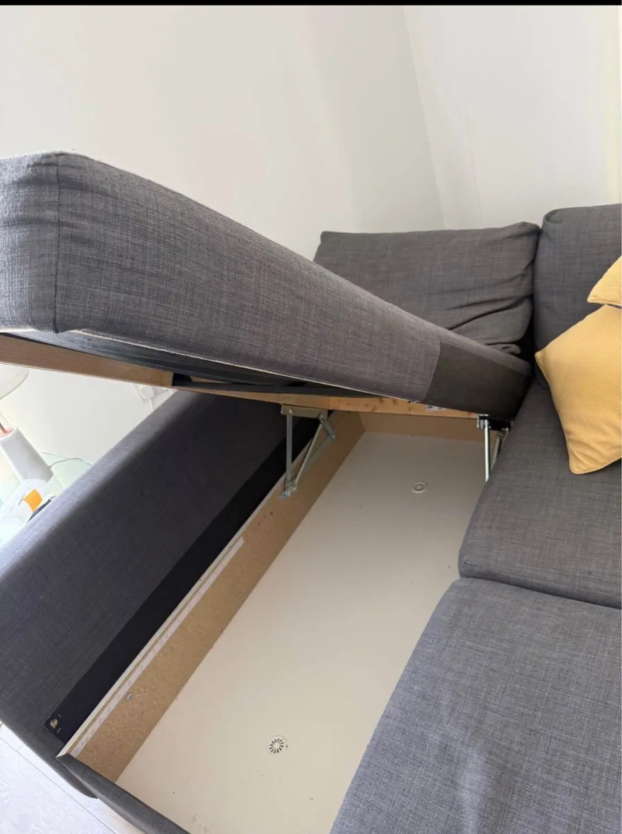 IKEA Sofabed with storage space - Image 3