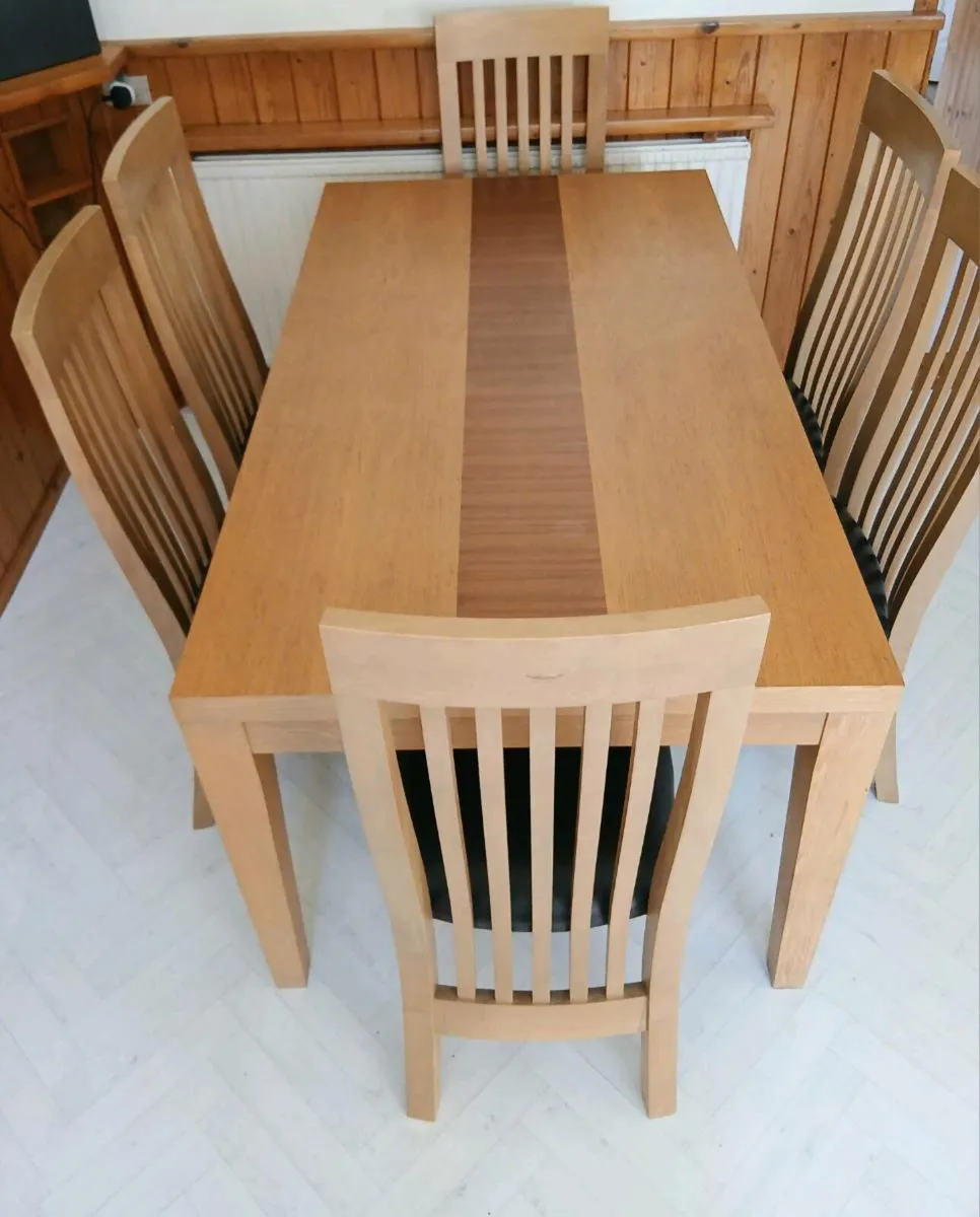 Dining Table and Chairs - Image 1