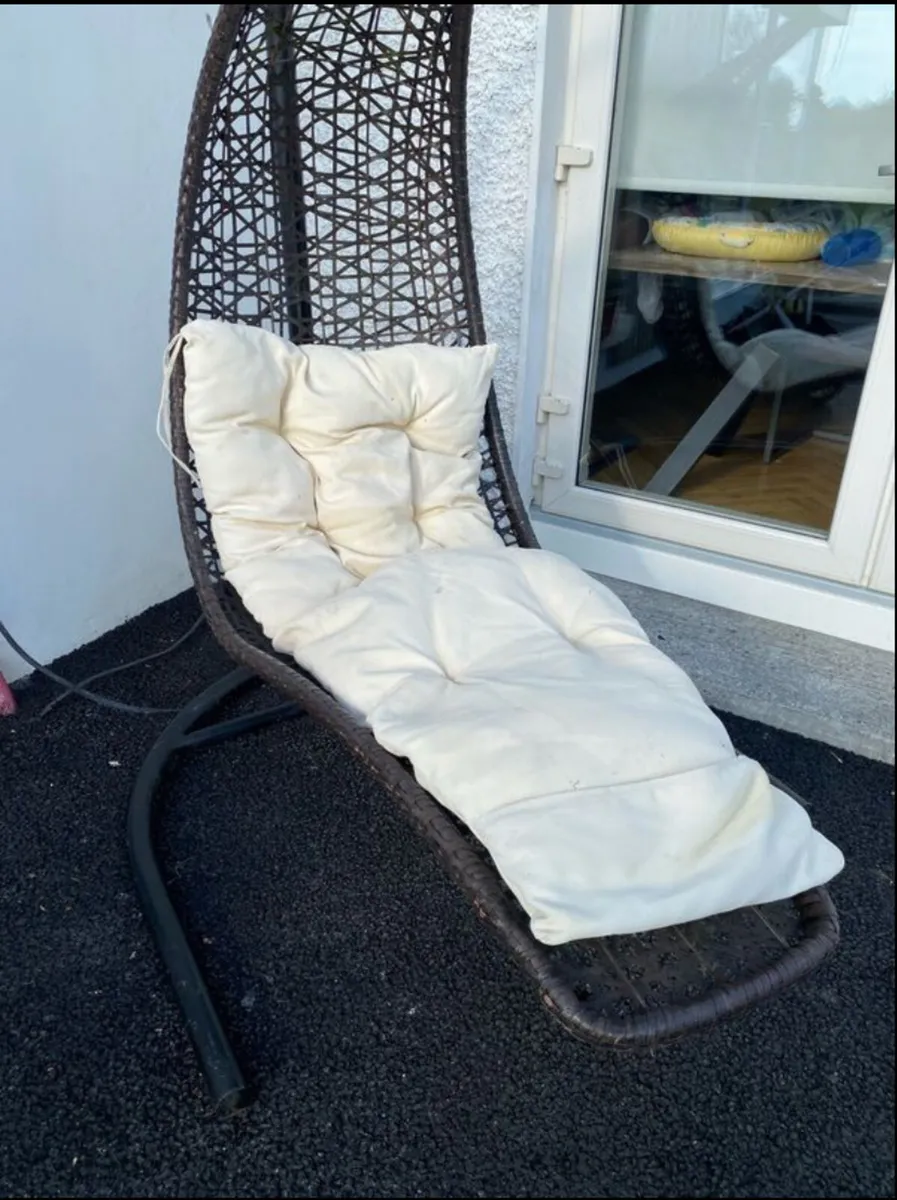 Recline Egg Swing Garden Cuair - Image 2