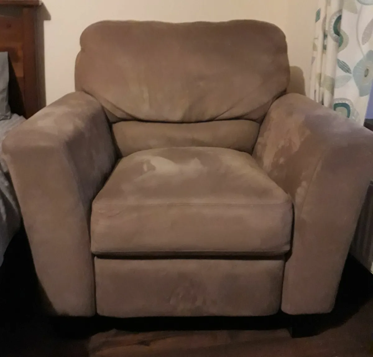 Recliner Armchair with Ottoman - Image 1