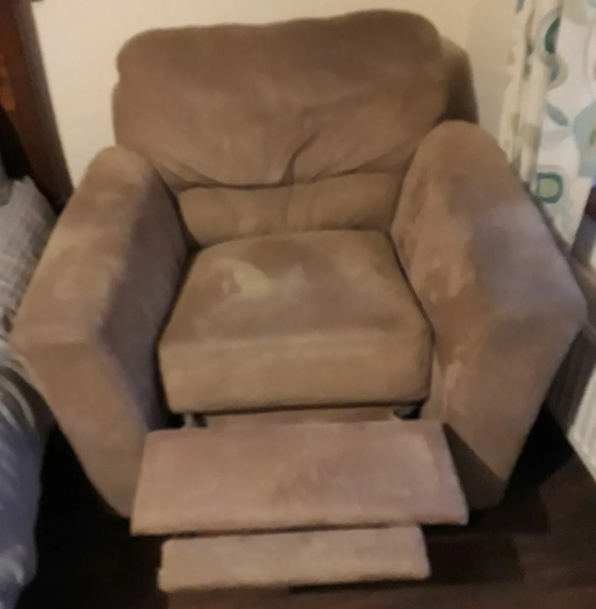 Recliner Armchair with Ottoman - Image 2