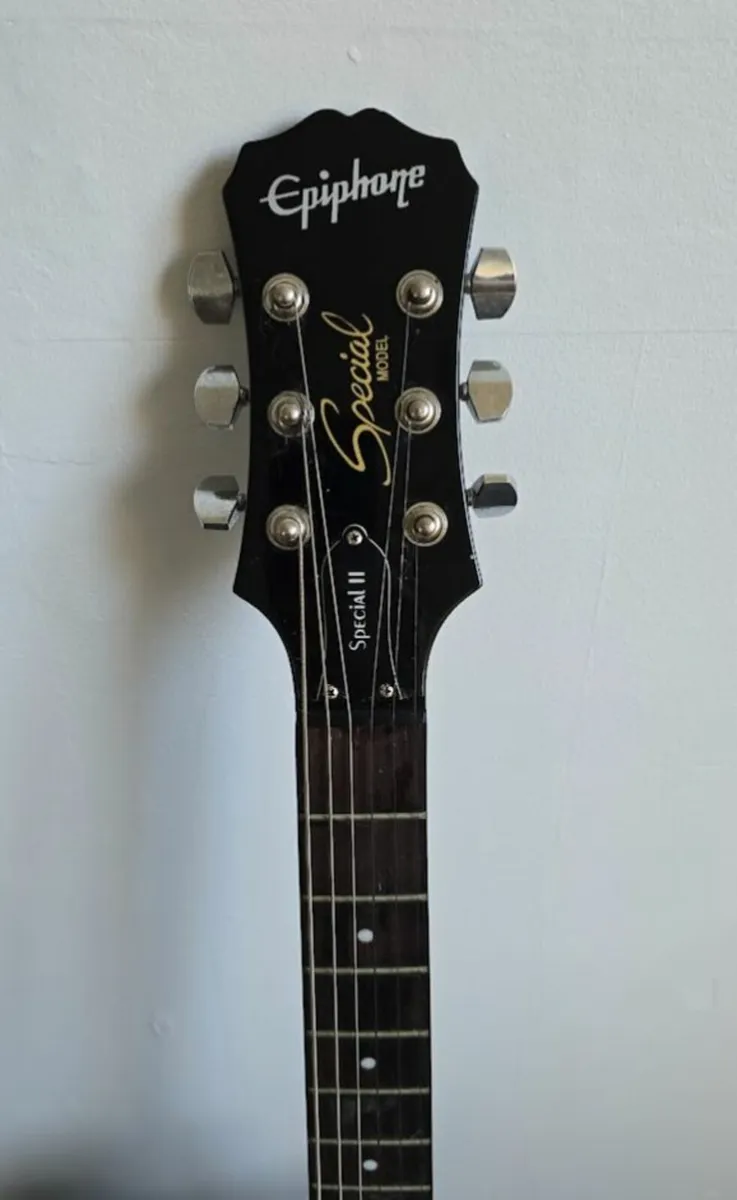 Epiphone Electric Guitar and Marshall Amp - Image 3