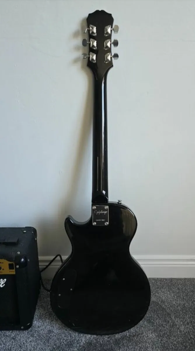 Epiphone Electric Guitar and Marshall Amp - Image 4