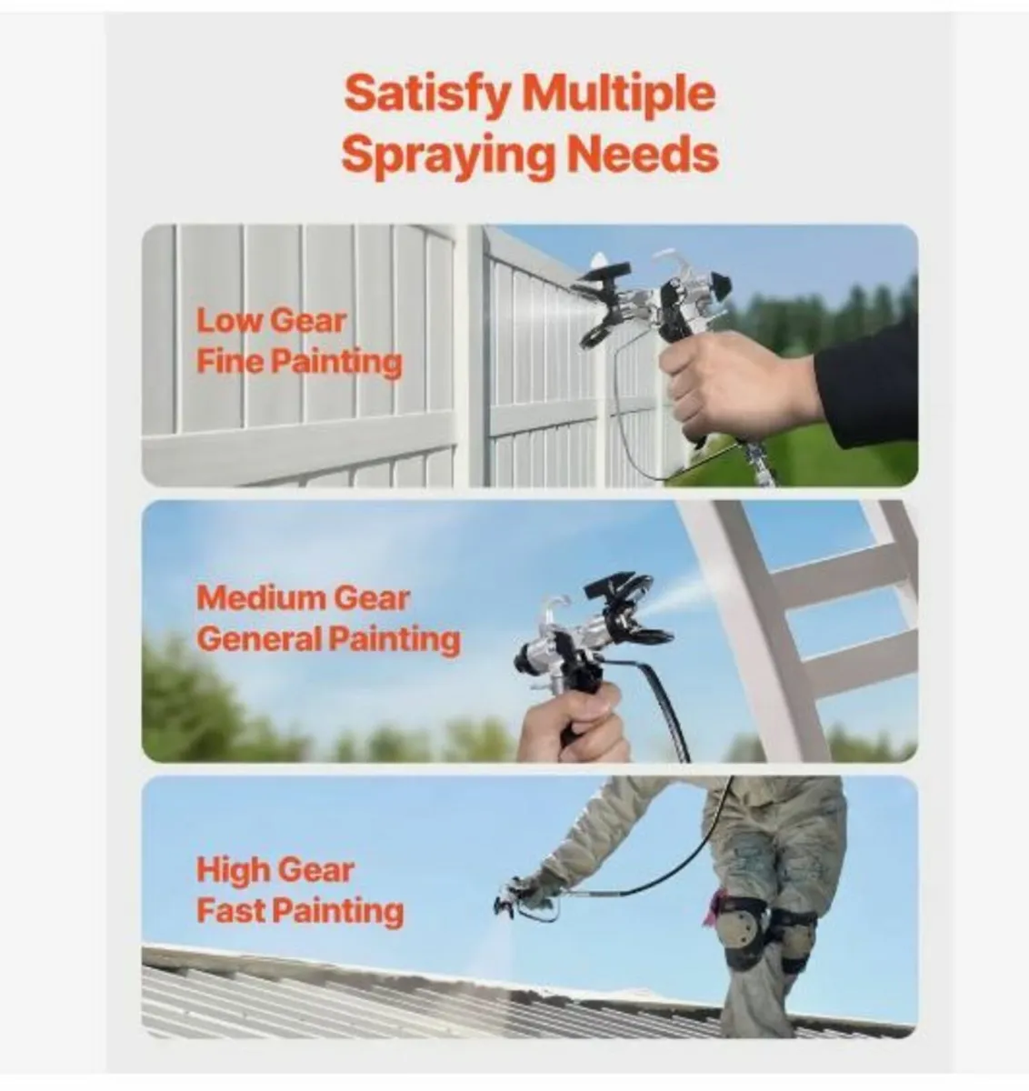 Stand Airless Paint Sprayer, 750W - Image 3