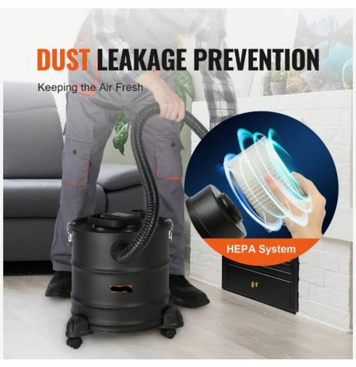 Ash Vacuum Cleaner, 20 L with 1200W - Image 4