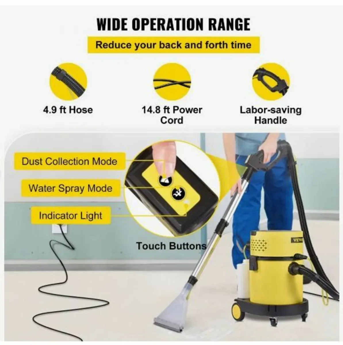 Wet Dry Vacuum Cleaner - Image 3