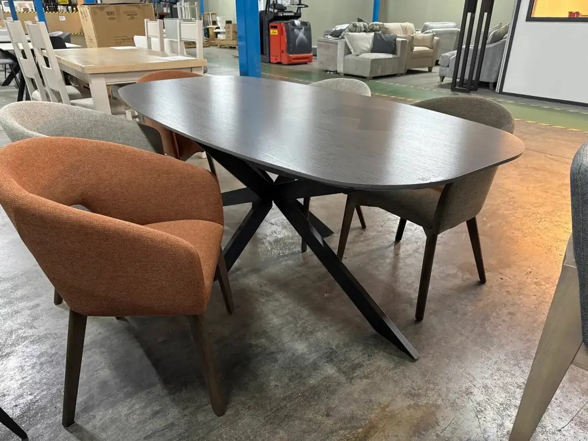 Dining Table in Smoke (x2) - Image 1