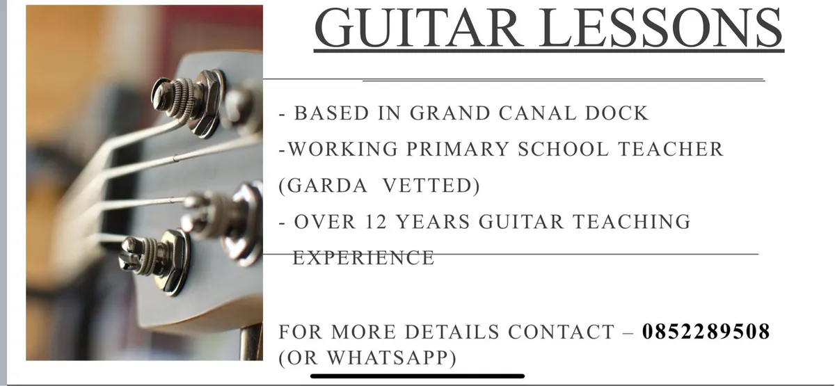 Guitar lessons