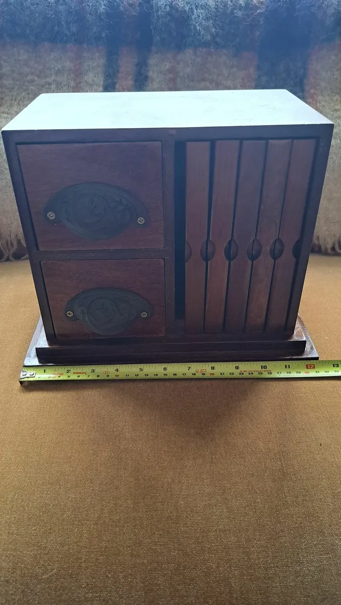 Antique  box organiser - Image 1