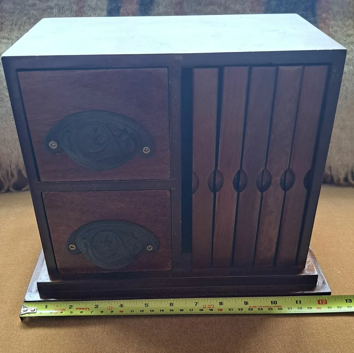 Antique  box organiser - Image 2