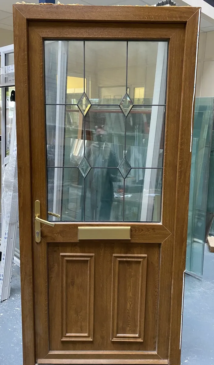 PVC double glazed door