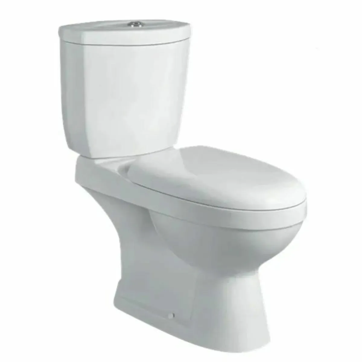 Ceramic Toilet Set – Two-Piece with Pedestal Basin - Image 3