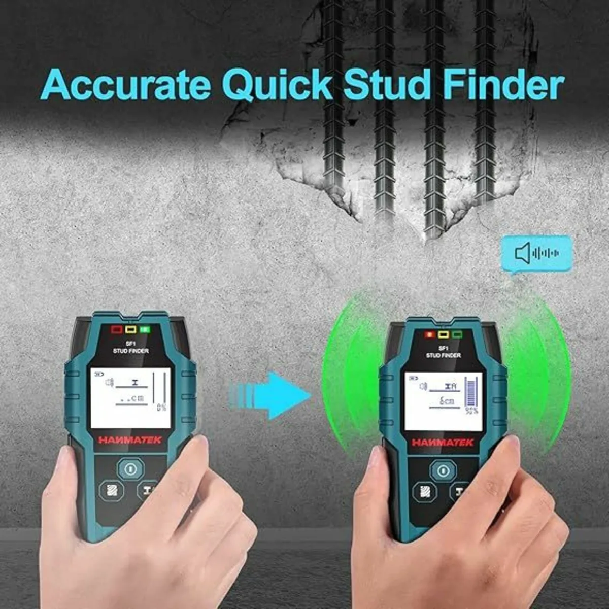 HANMATEK SF1 Cable Finder Detector Wall Scanner De - Image 4