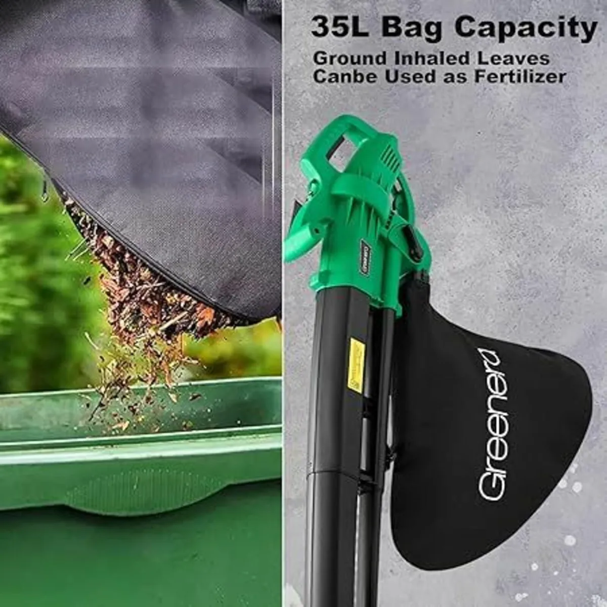 3 in 1 Leaf Blower,Leaves Vacuum Cleaner & Mulcher - Image 3