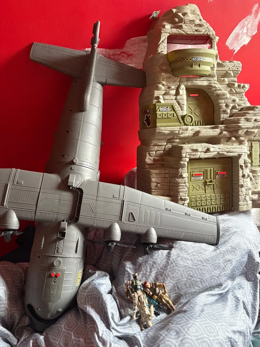SET - Soldier Force Playset Cargo Plane & Mountain - Image 1