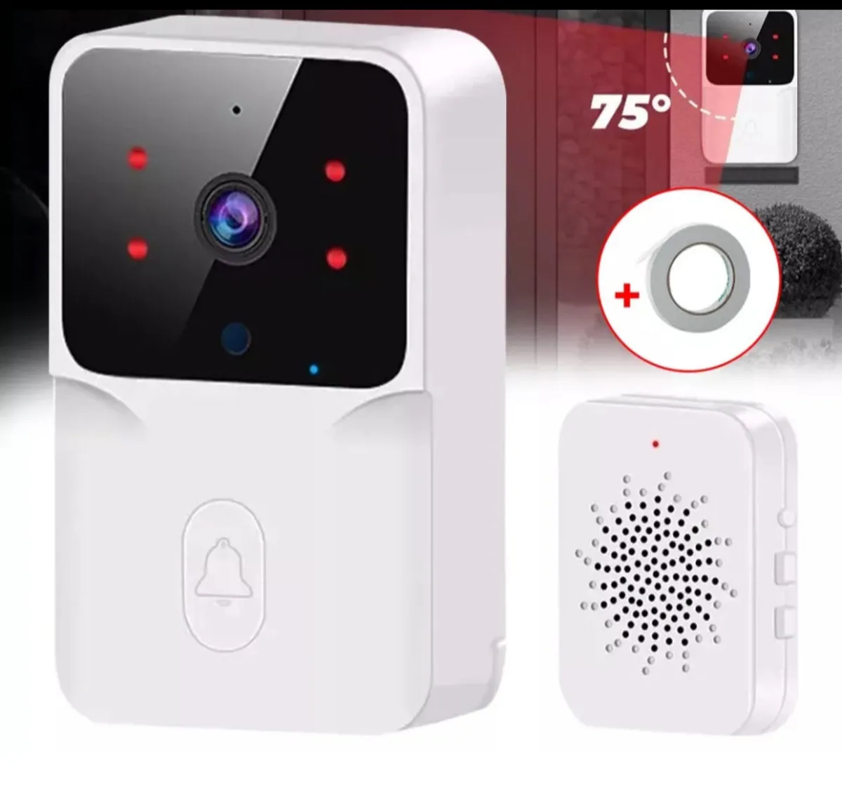 Smart Wireless WiFi Video Doorbell NEW - Image 2