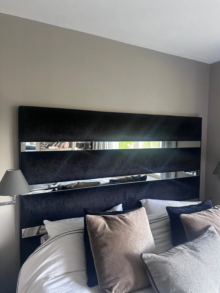 Velvet Headboard 6ft - Image 3
