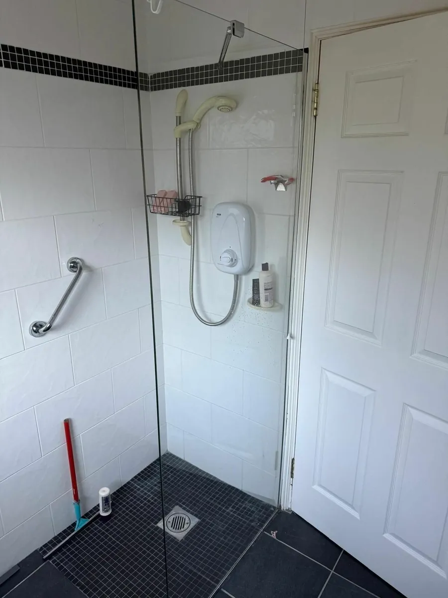Shower screen 80x200cm - Image 1