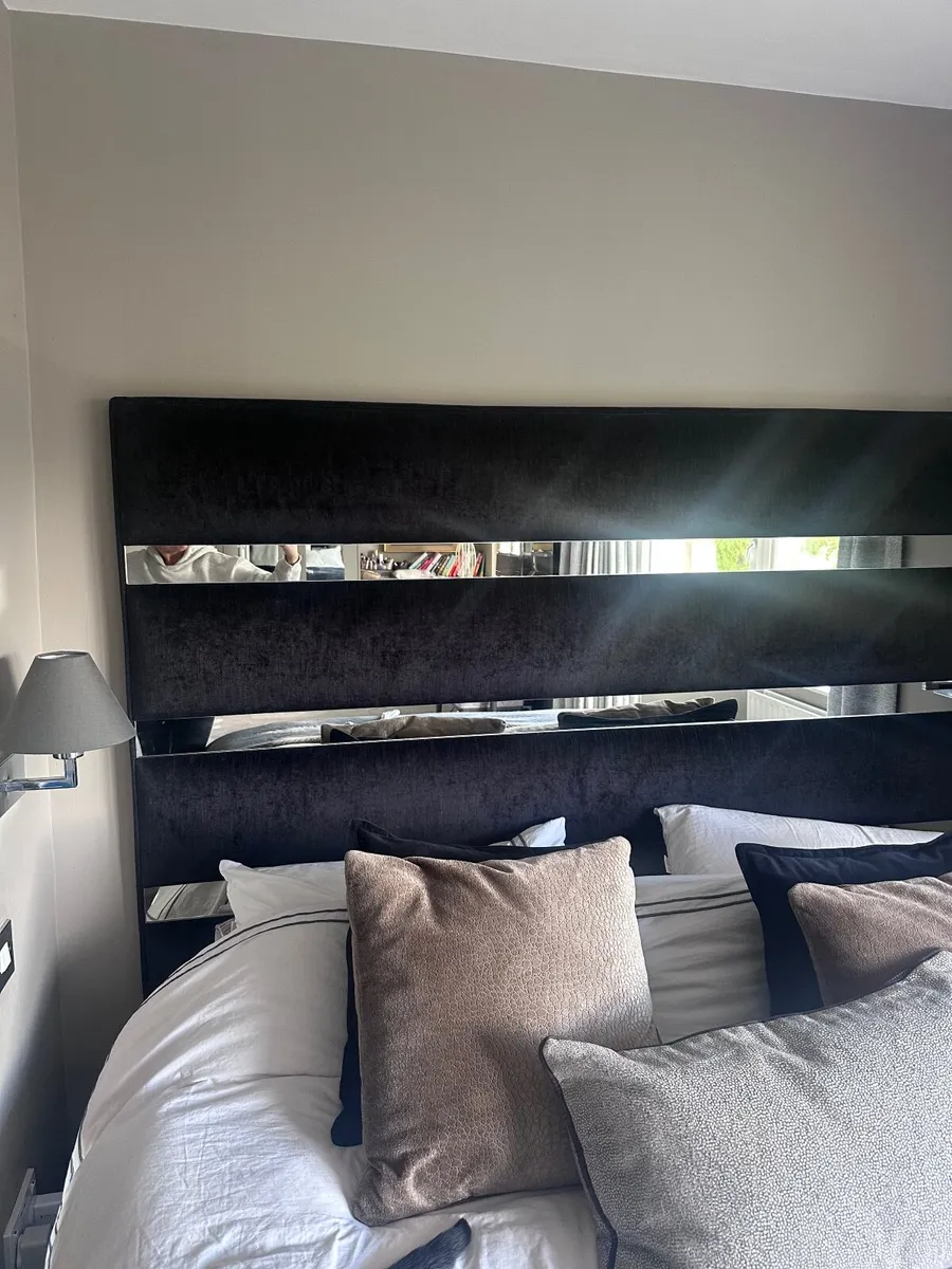 Velvet Headboard 6ft - Image 4