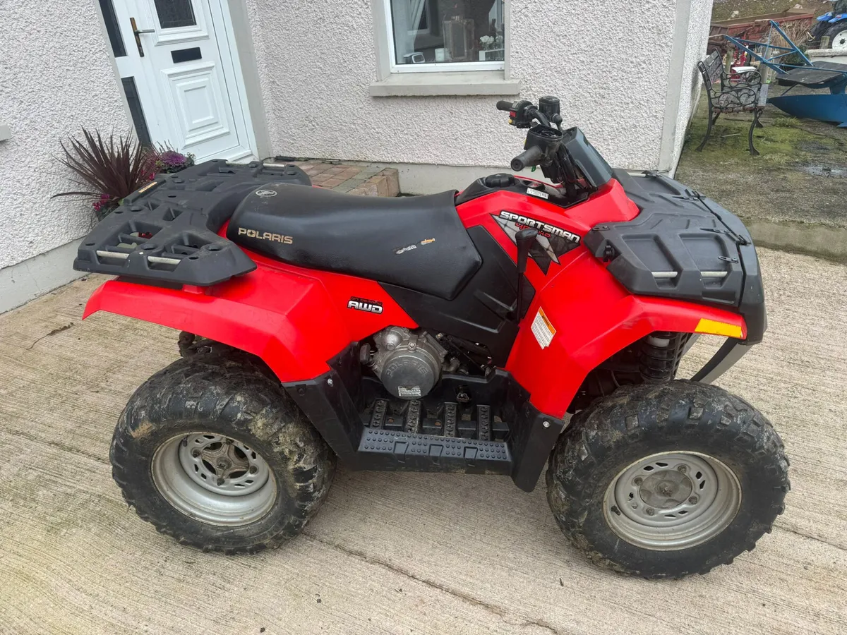 Polaris 400 sportsman farm quad - Image 1