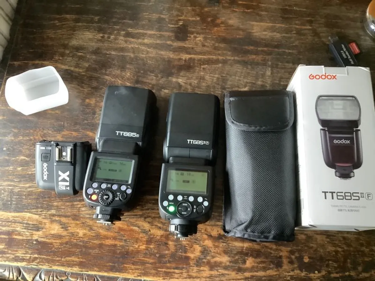Godox Speedlights X 2 Etc - Image 2