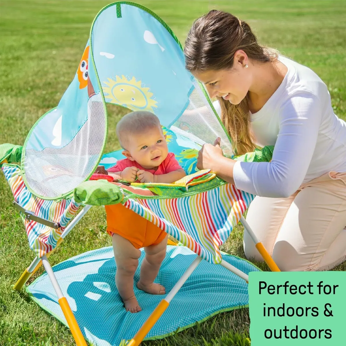 Fisher price pop N jump activity jumperoo - Image 3