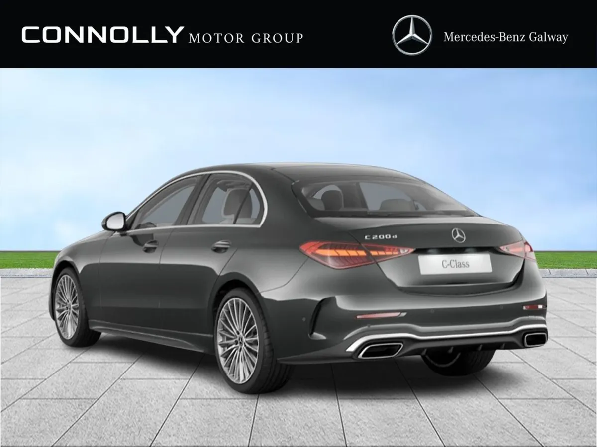 Mercedes-Benz C-Class C 200d AMG Line  multispoke - Image 2