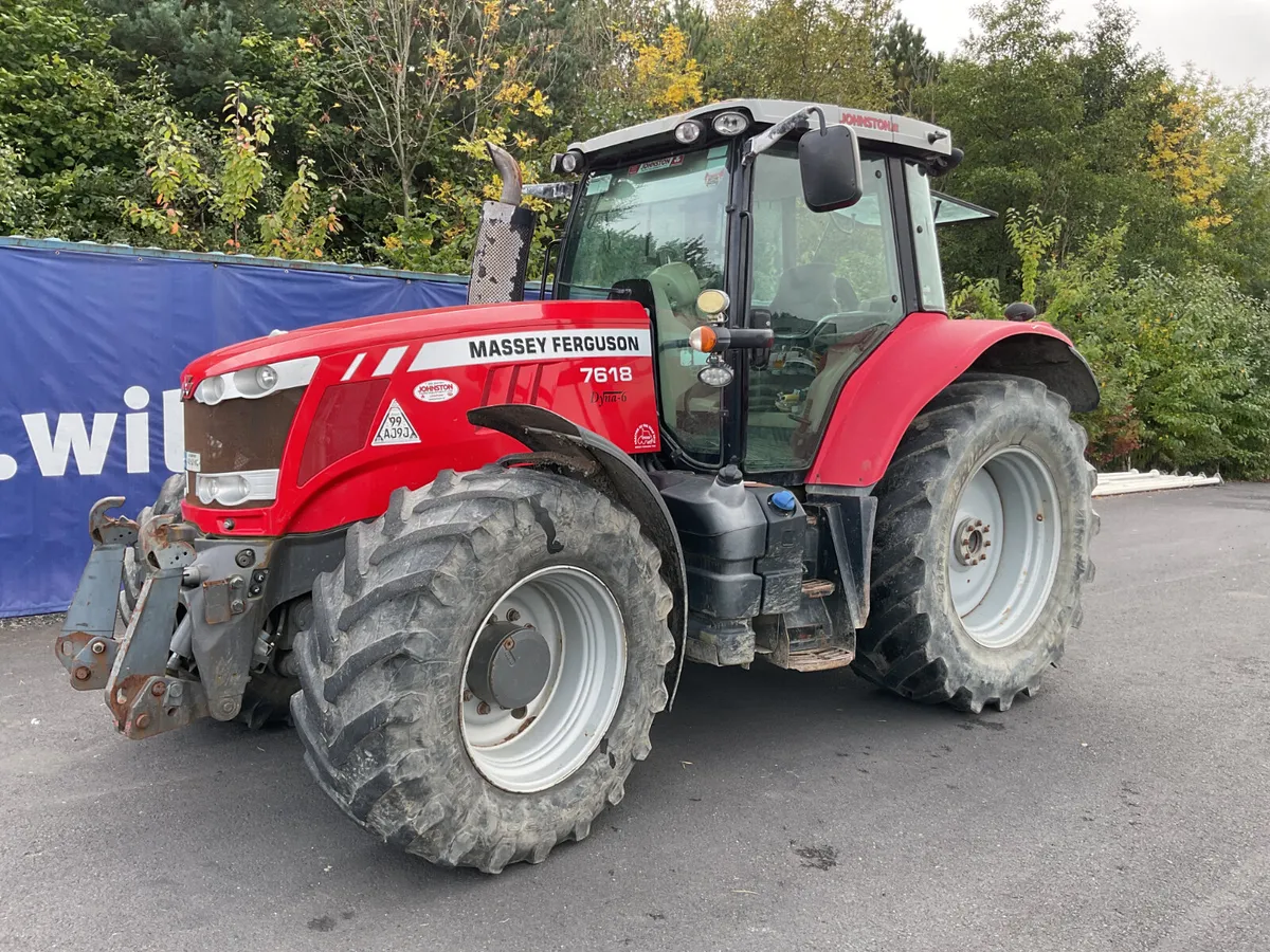 2014 Massey Ferguson 7618 4WD Tractor For Auction - Image 1