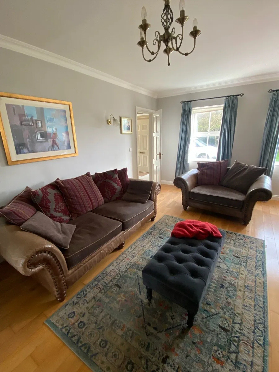 Bargain Hudson Snuggler chair and 3 seater sofa - Image 1