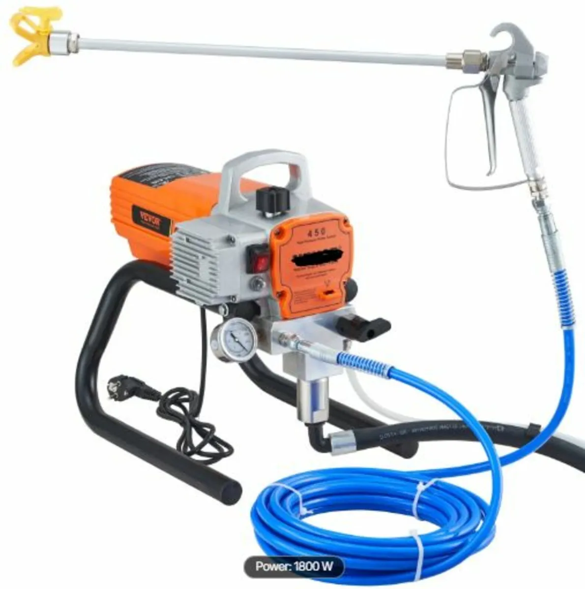Pro Airless Wall Paint Sprayer, 1800W Electric - Image 1