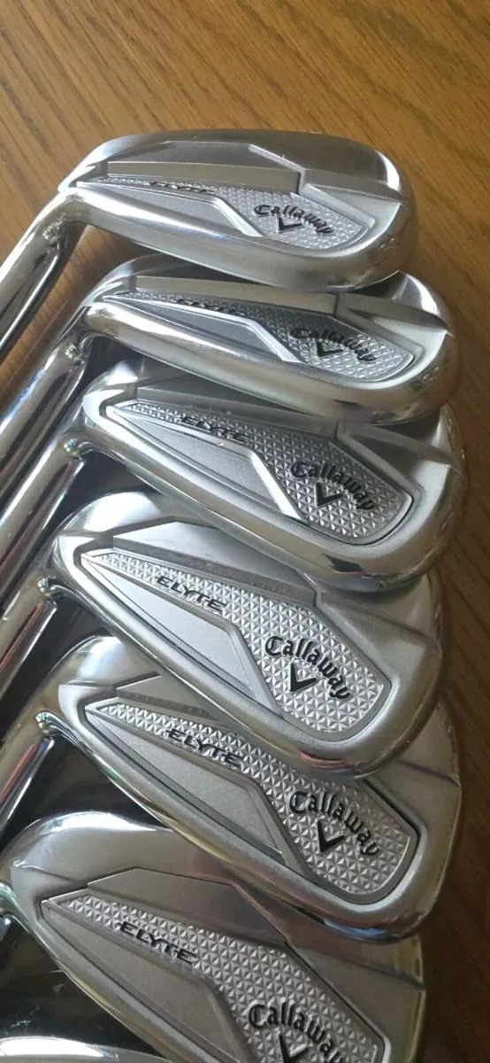 Almost New  Left-handed Callaway Elyte irons - Image 3