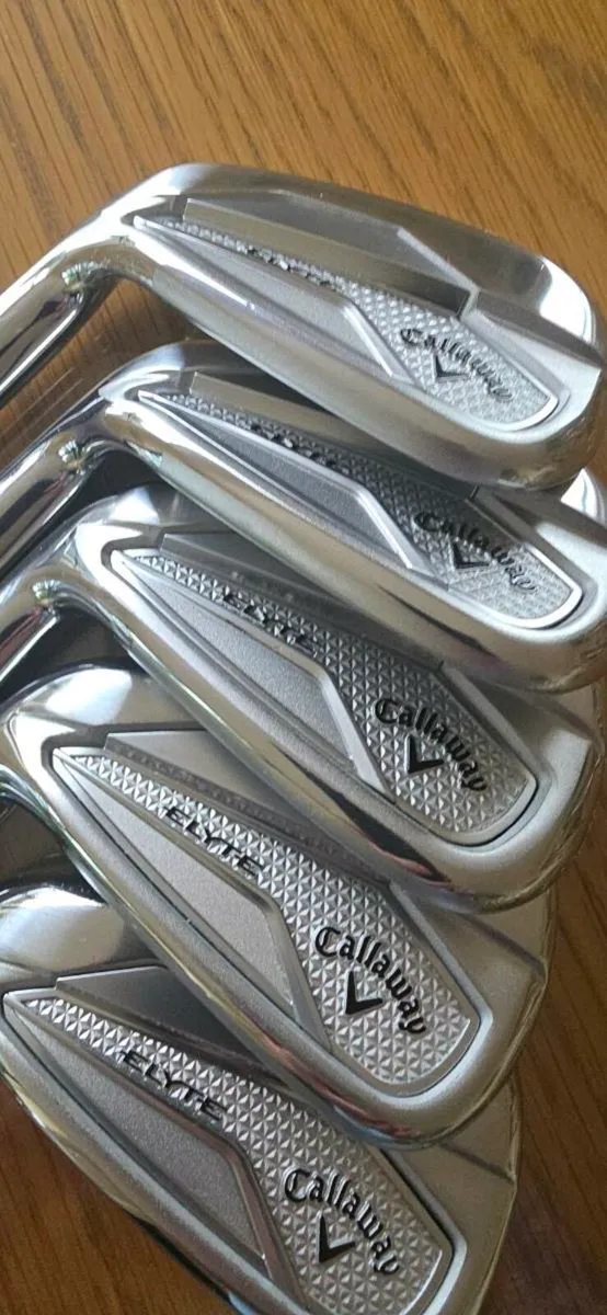 Almost New  Left-handed Callaway Elyte irons - Image 4