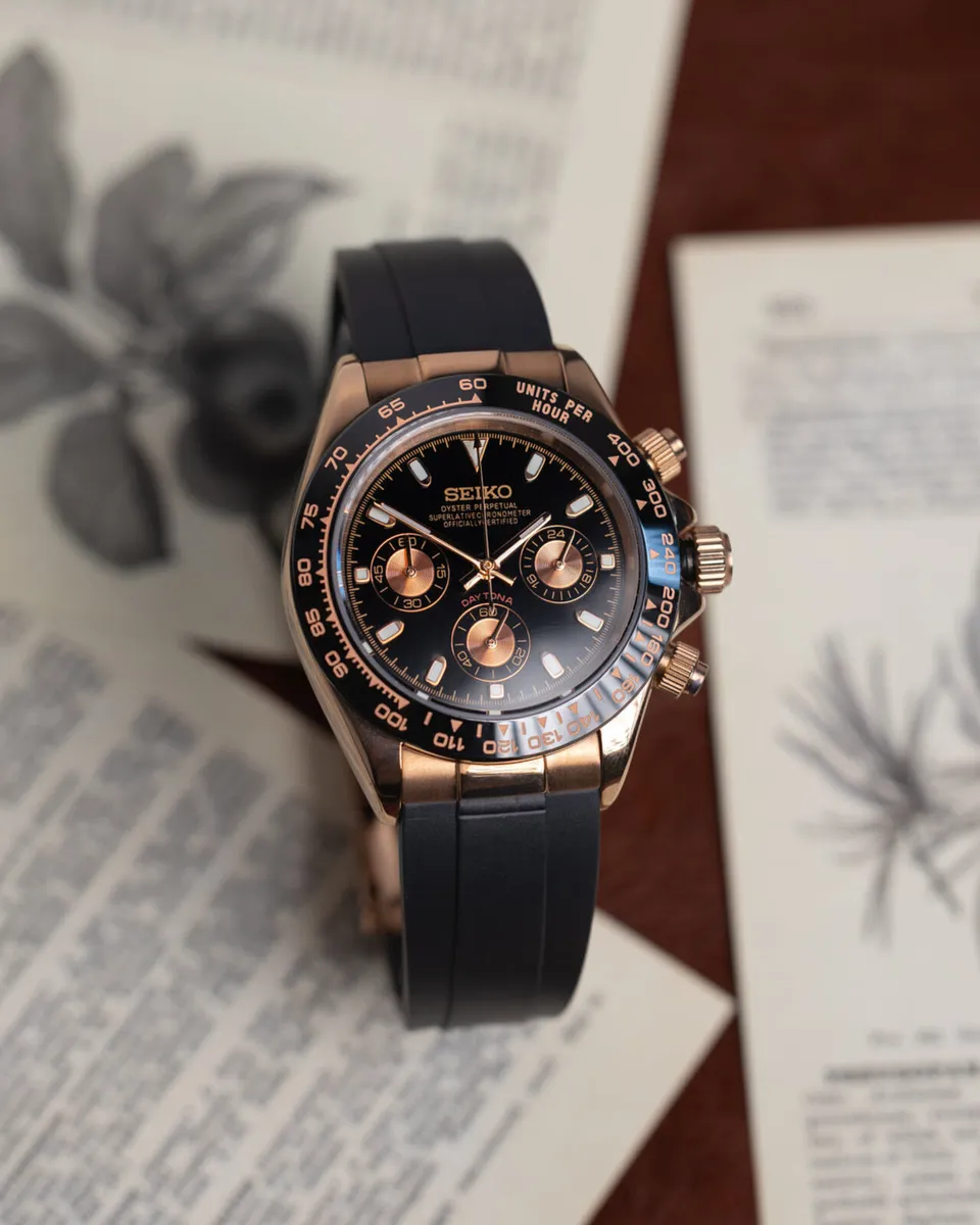 Seiko Daytona Oysterflex 40mm Men's Watch - Image 1