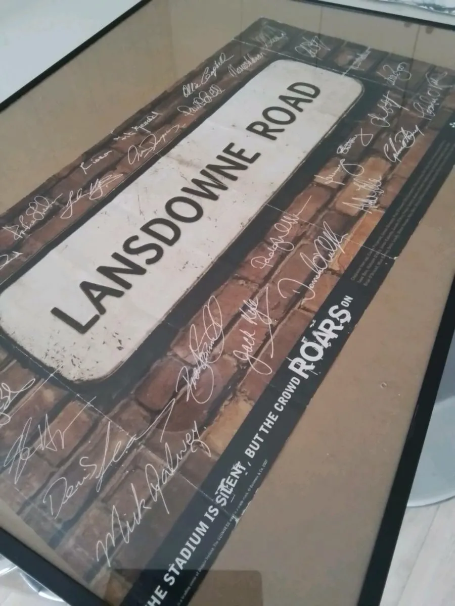 Lansdowne road poster