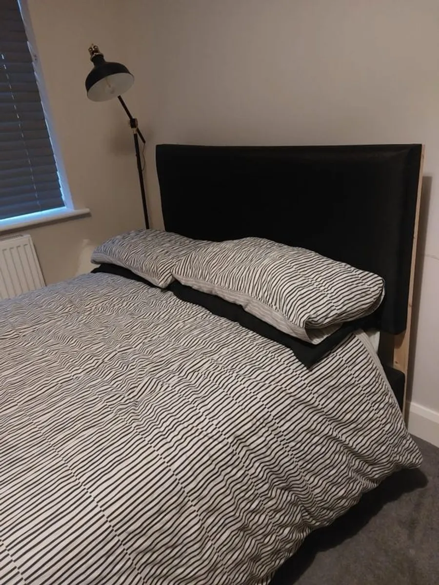 Double Bed Frame and Matress - Image 1