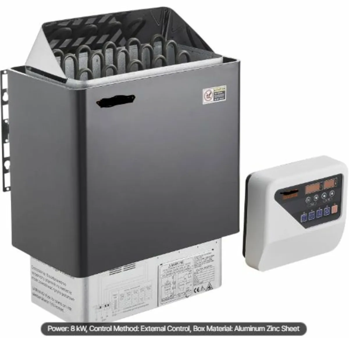 Sauna Heater, 8KW Electric Sauna Stove, 400V 3N - Image 1