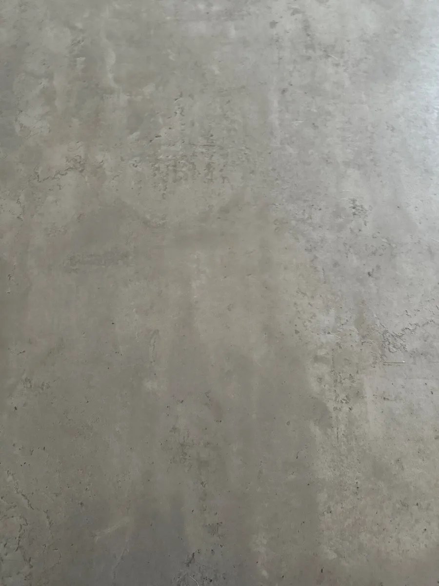 Round dining table 120cm concrete effect - Image 3