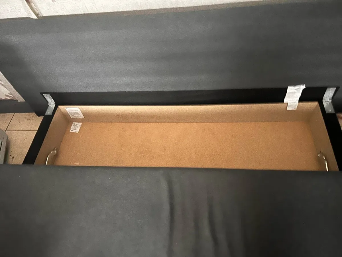 3 seater ikea sofa bed with storage like new - Image 3